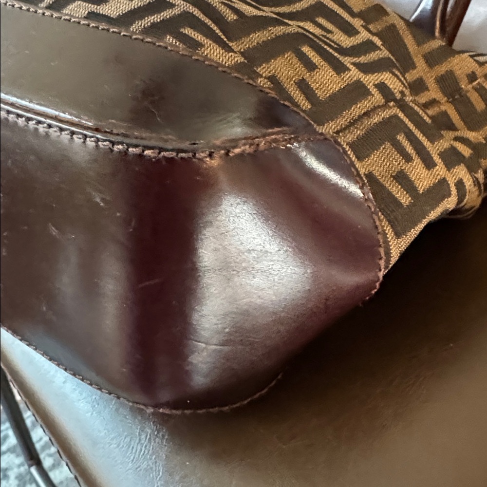 Fendi Zucca Monogram Shoulder Bag - Picture 16 of 17